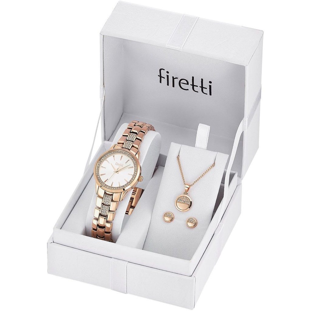 FIRETTI Quarzuhr Set für Damen